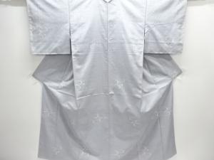 未使用品　燕絣柄織出し手織り紬着物
